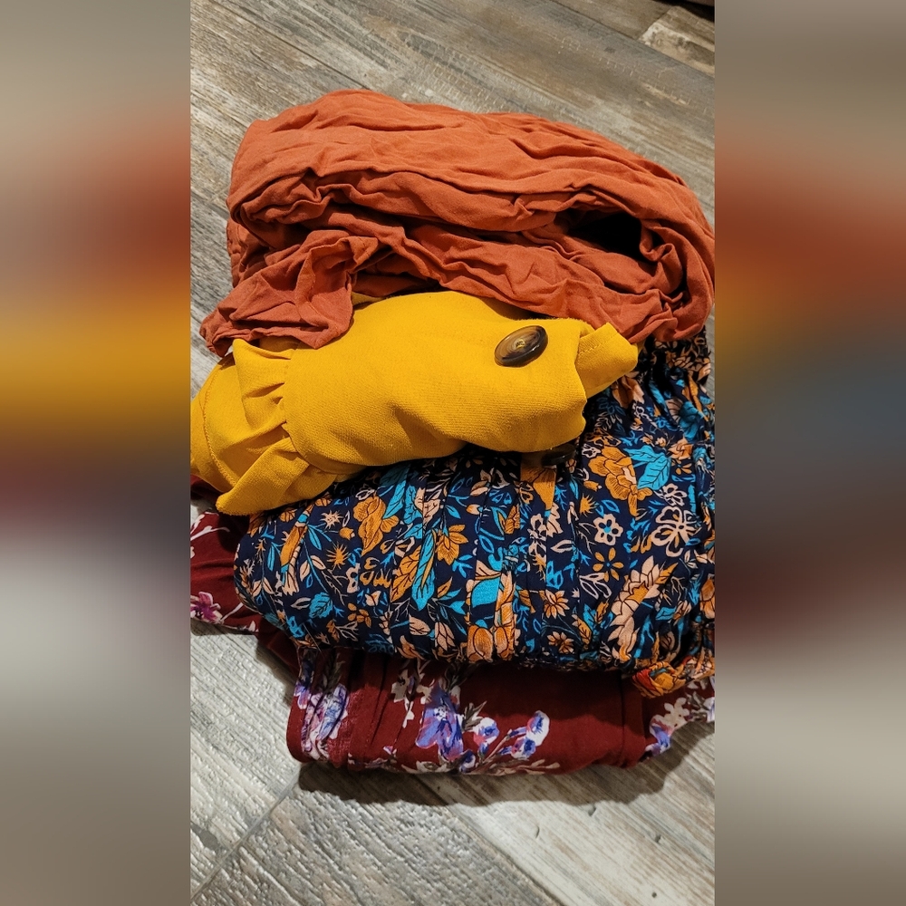 Assorted women's dresses